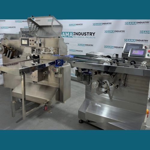 مكنة تغليف ألواح الشوكولا والبار SF-100L كاملة